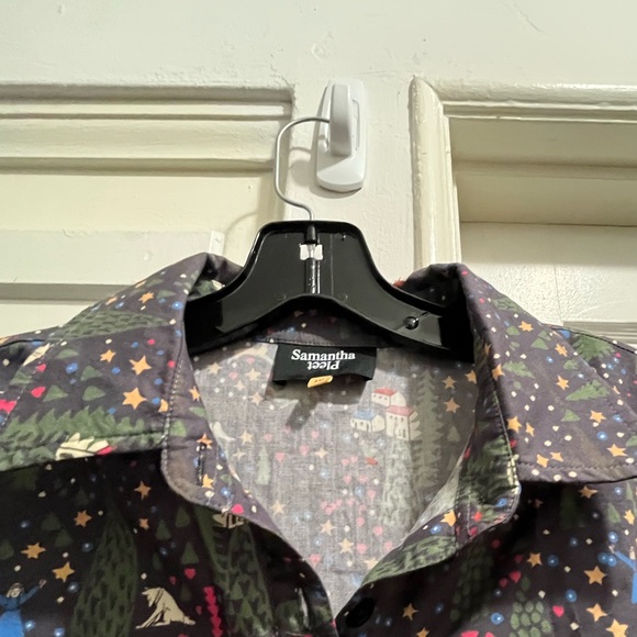 Samantha Pleet Alice Wonderland tie back shirt dress size 10 - Picture 8 of 16